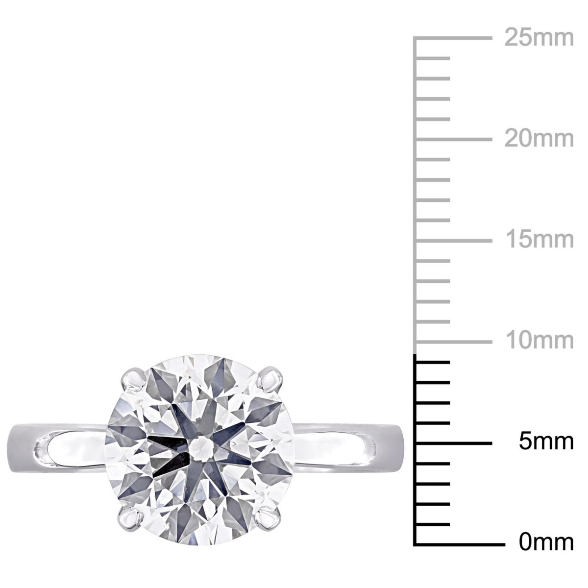 2.09 ct. t.w. Lab Grown Diamond Solitaire Ring in 14K White Gold