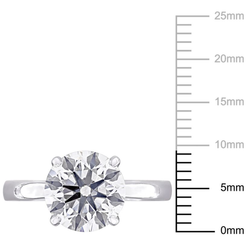 2.09 ct. t.w. Lab Grown Diamond Solitaire Ring in 14K White Gold