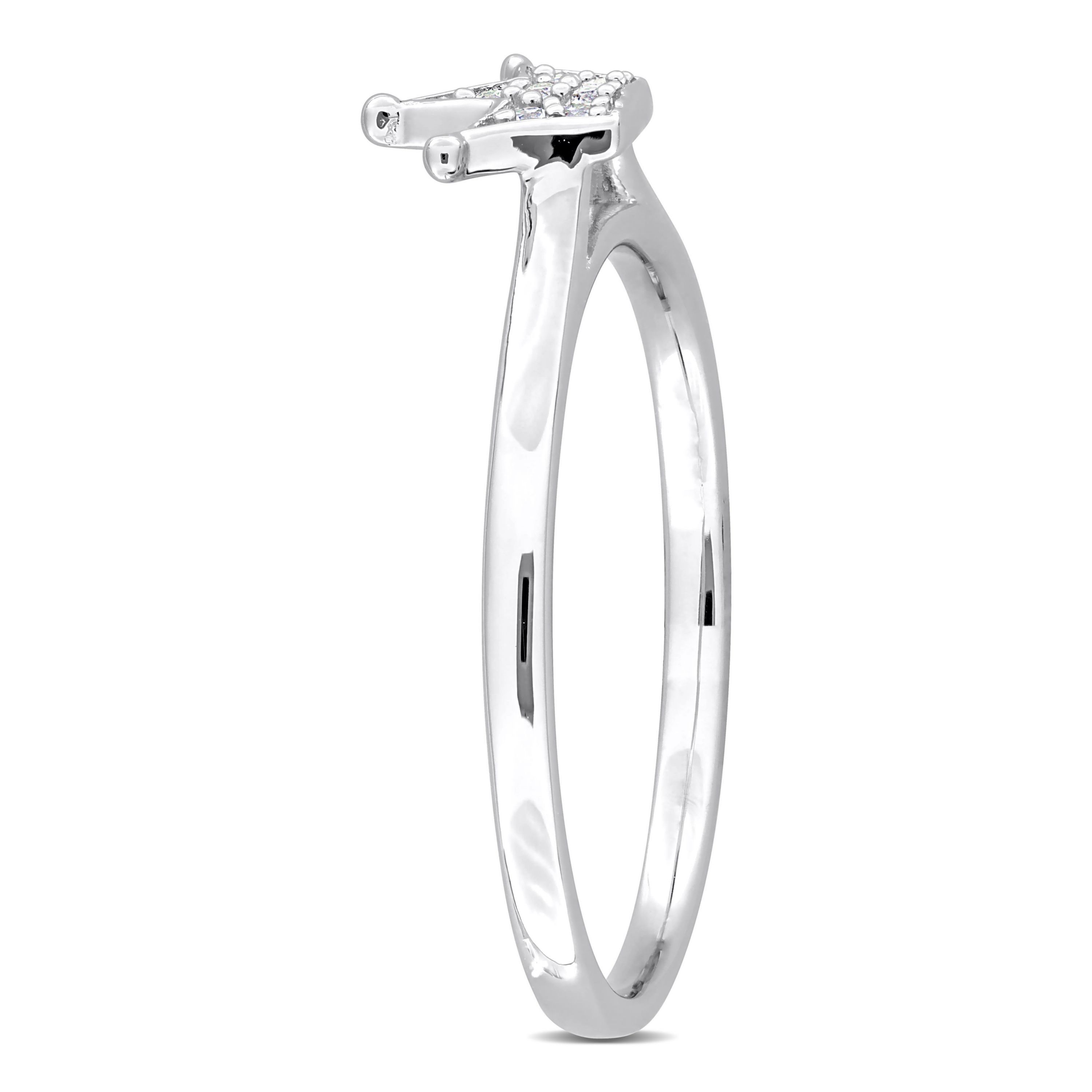Lab Created 3-Pc Set of Created White Sapphire Crown Ring, Earrings and Pendant with Chain in Sterling Silver