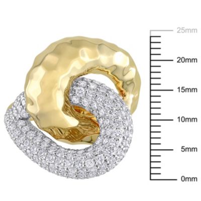 2 ct. t.w. Diamond Swirl Ring 14K Yellow Gold