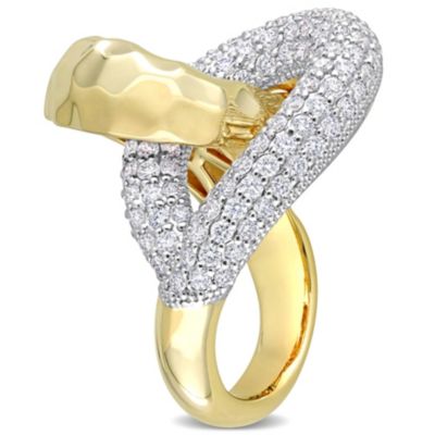 2 ct. t.w. Diamond Swirl Ring 14K Yellow Gold