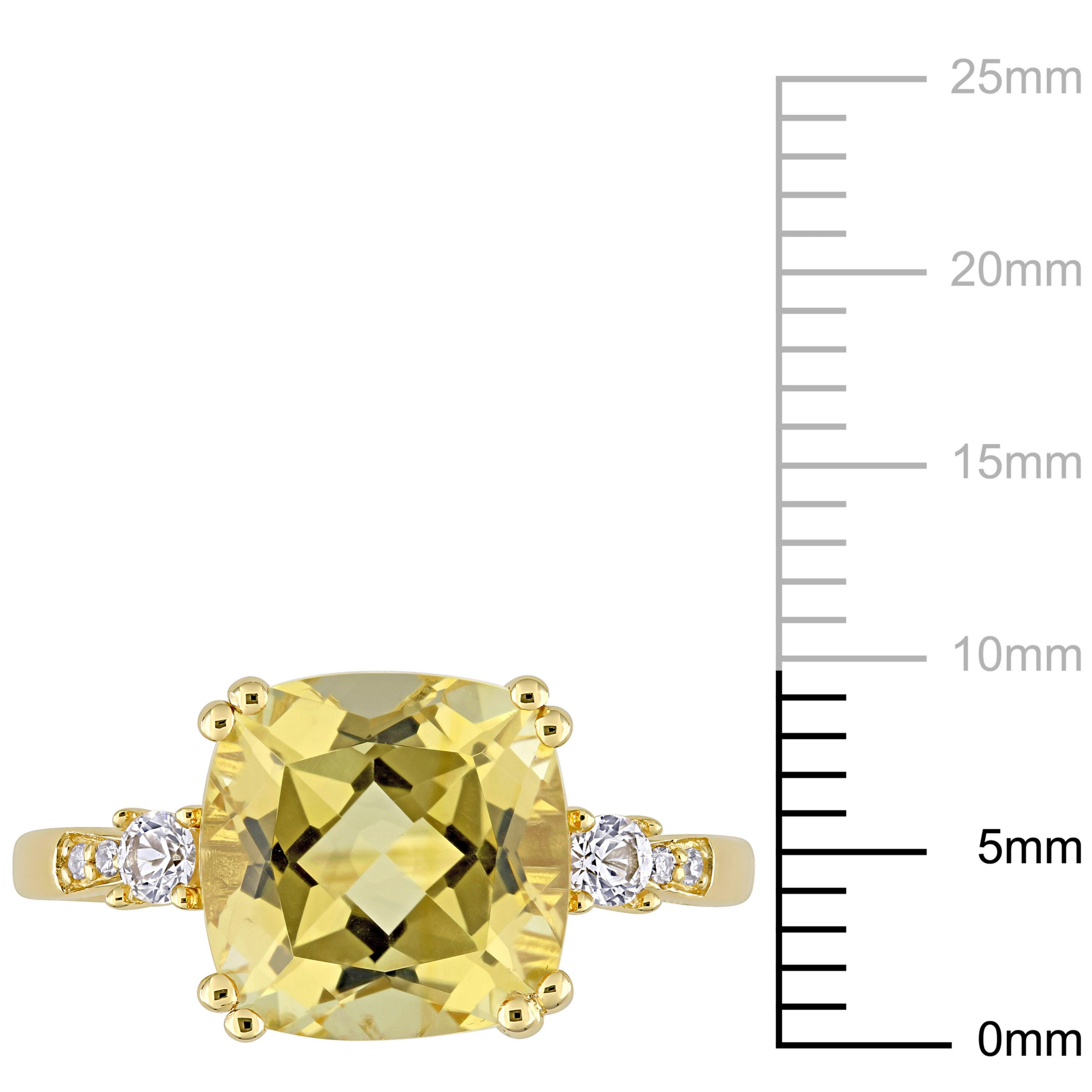 Lab Created Morganite and Diamond Accent Ring in Rose Plated Sterling Silver