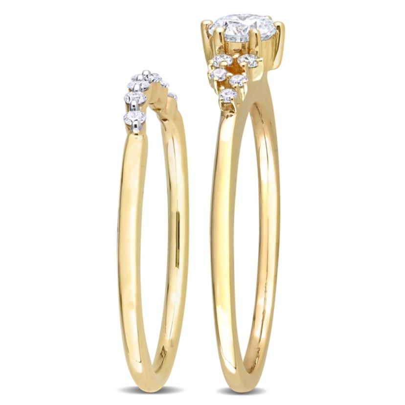 5/8 ct. t.w. Diamond Bridal Ring Set in 10K Yellow Gold