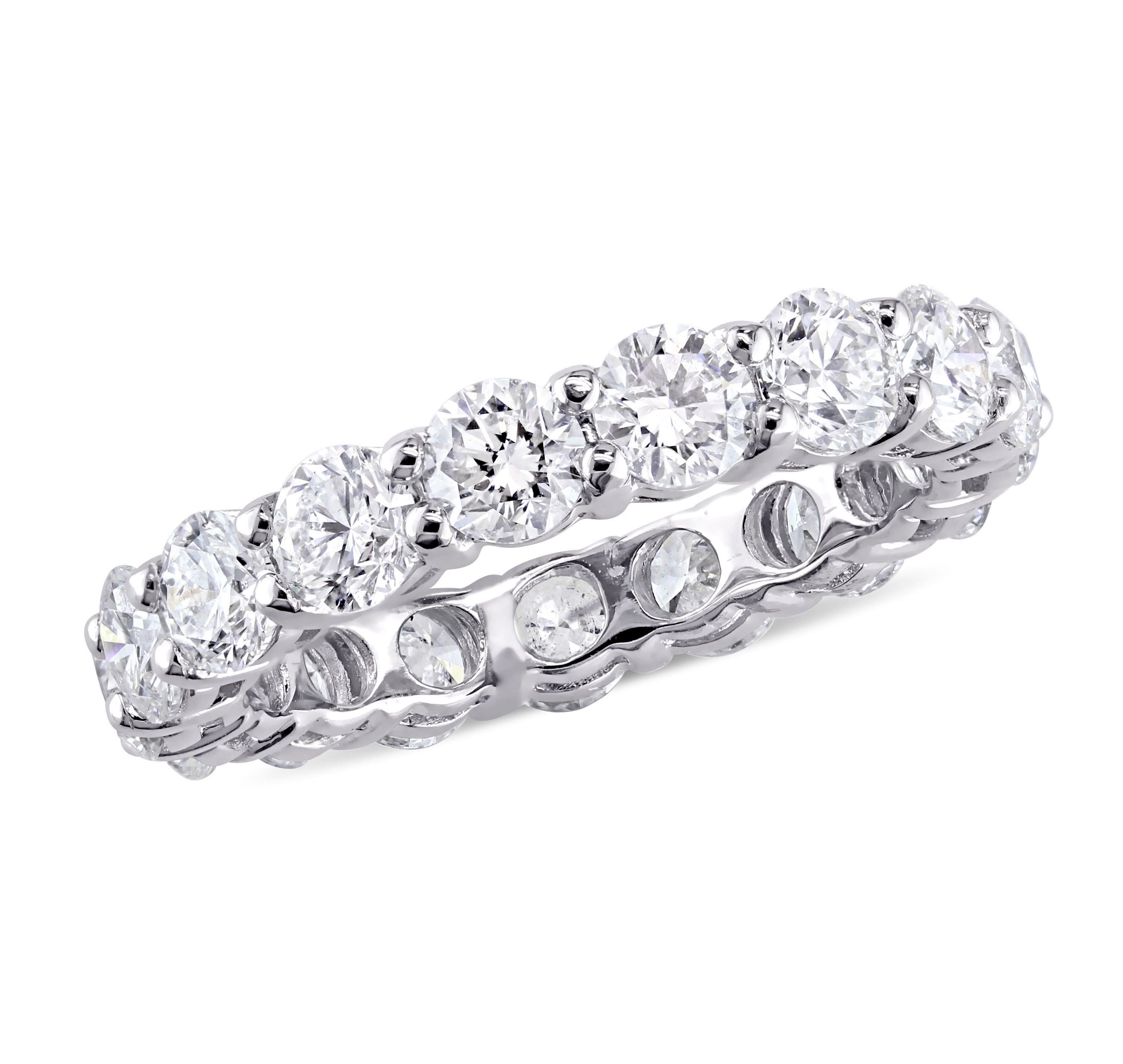 4 ct. t.w. Diamond Eternity Band Ring in 18K White Gold