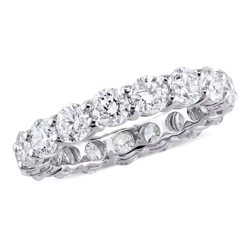 4 ct. t.w. Diamond Eternity Band Ring in 18K White Gold
