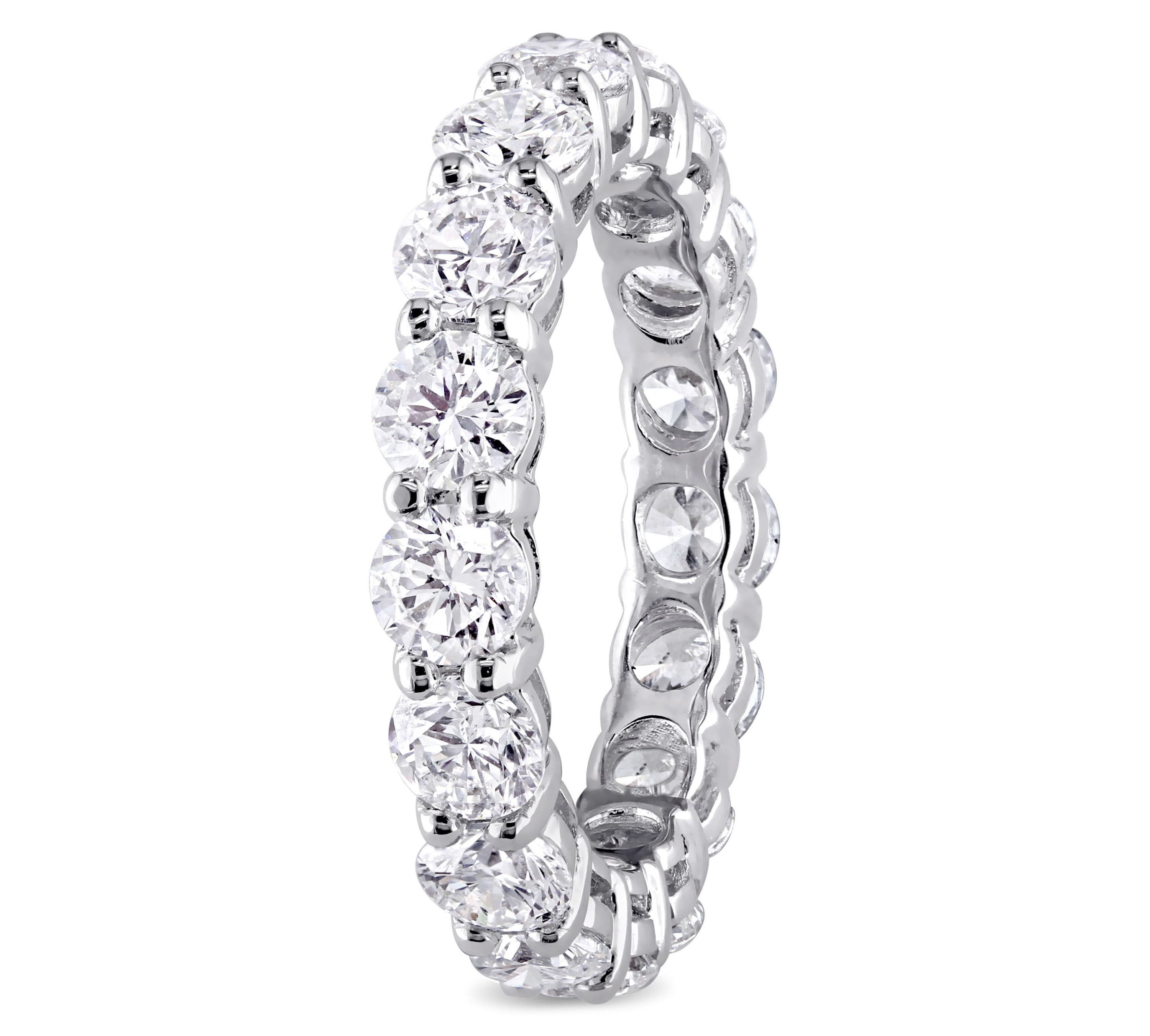 4 ct. t.w. Diamond Eternity Band Ring in 18K White Gold