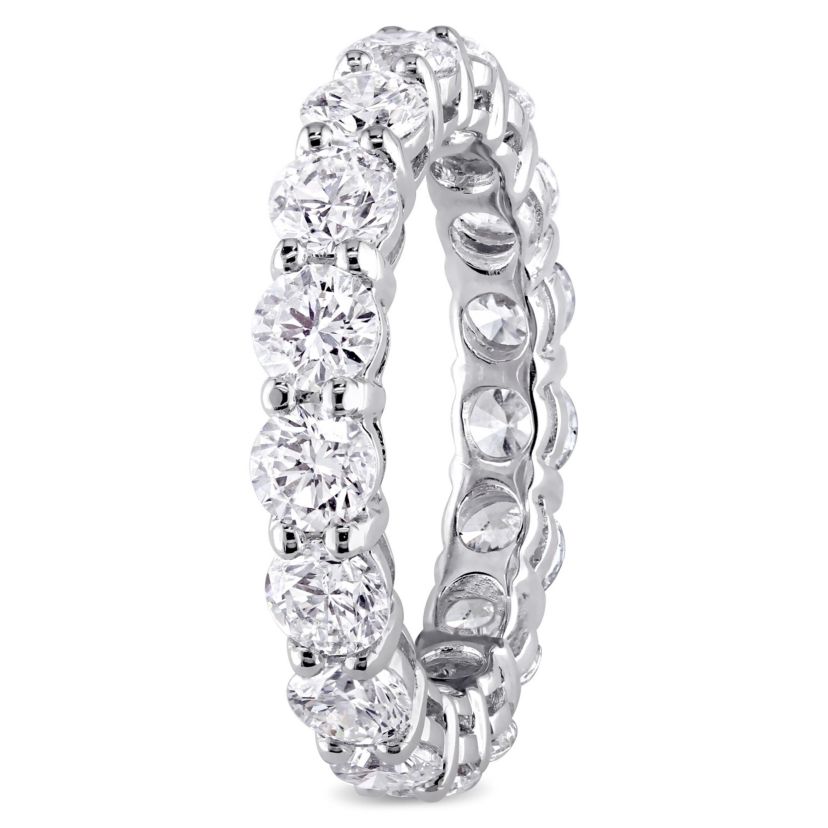 4 ct. t.w. Diamond Eternity Band Ring in 18K White Gold