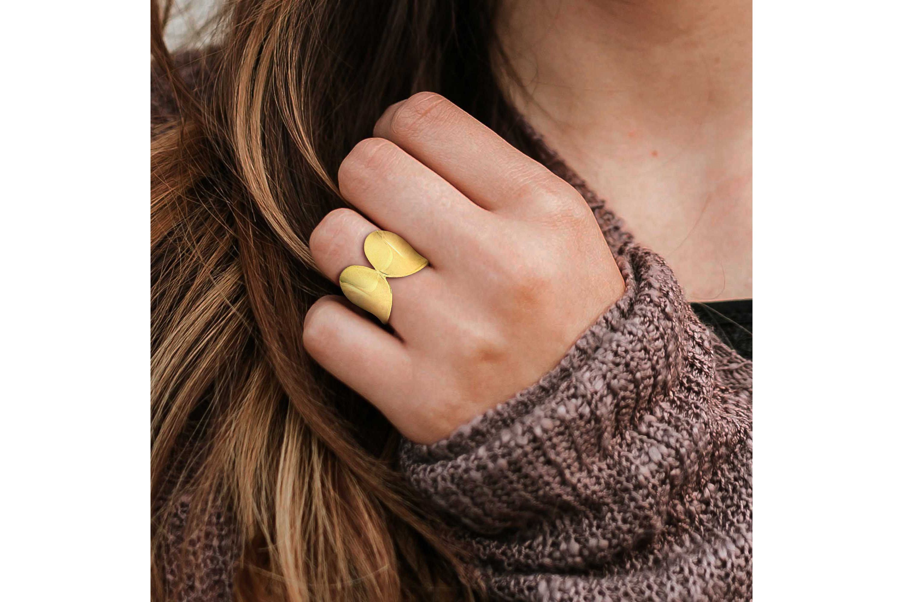 Butterfly Ring in 14k Yellow Gold