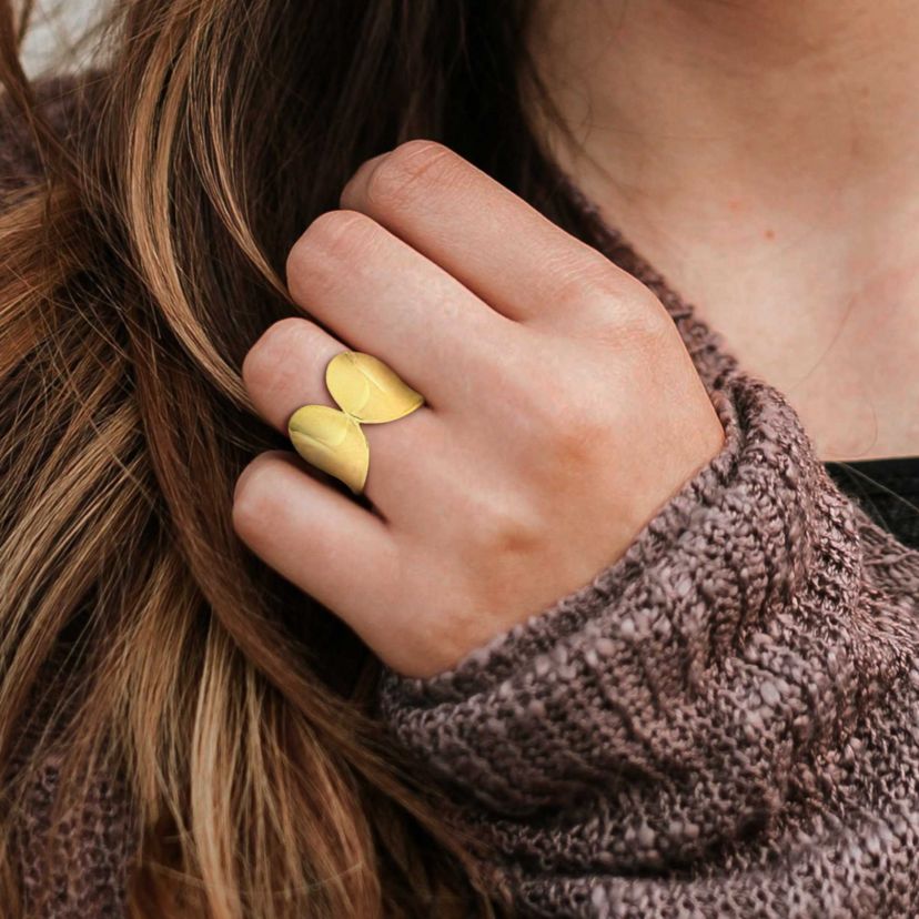 Butterfly Ring in 14k Yellow Gold