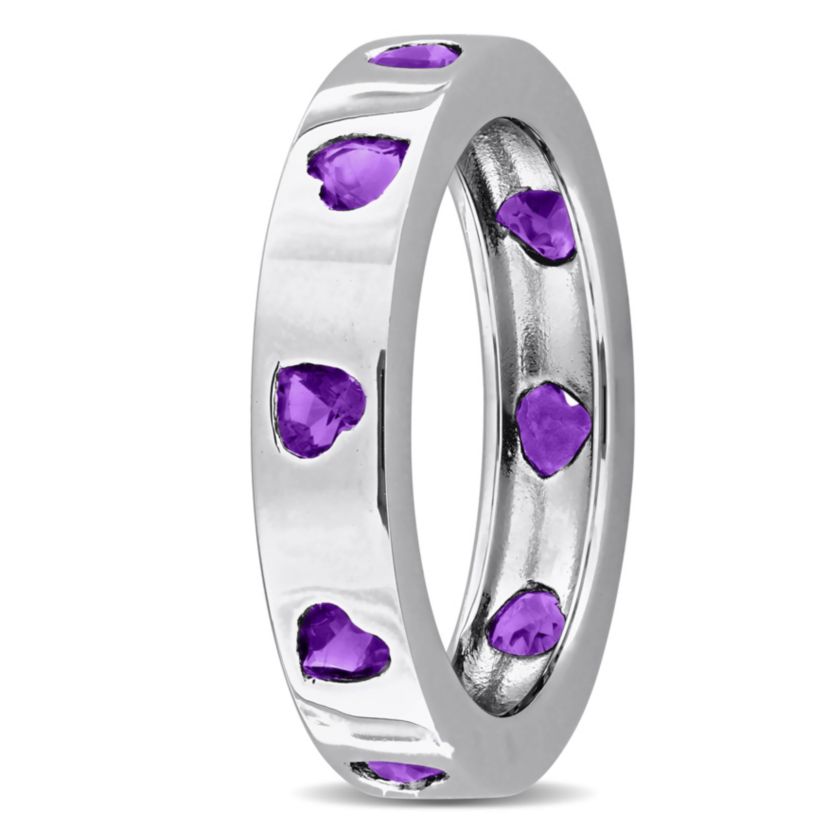 Amethyst Ring in Sterling Silver