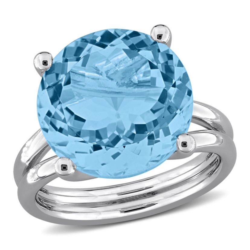 Sky Blue Topaz Ring in Sterling Silver