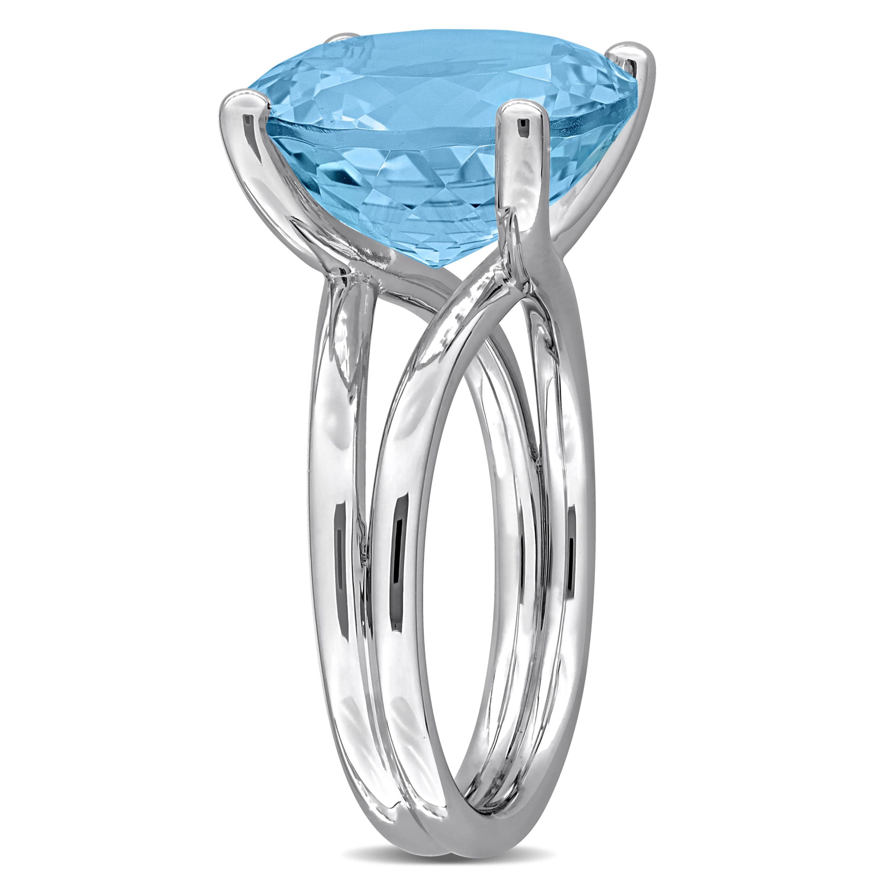 Sky Blue Topaz Ring in Sterling Silver