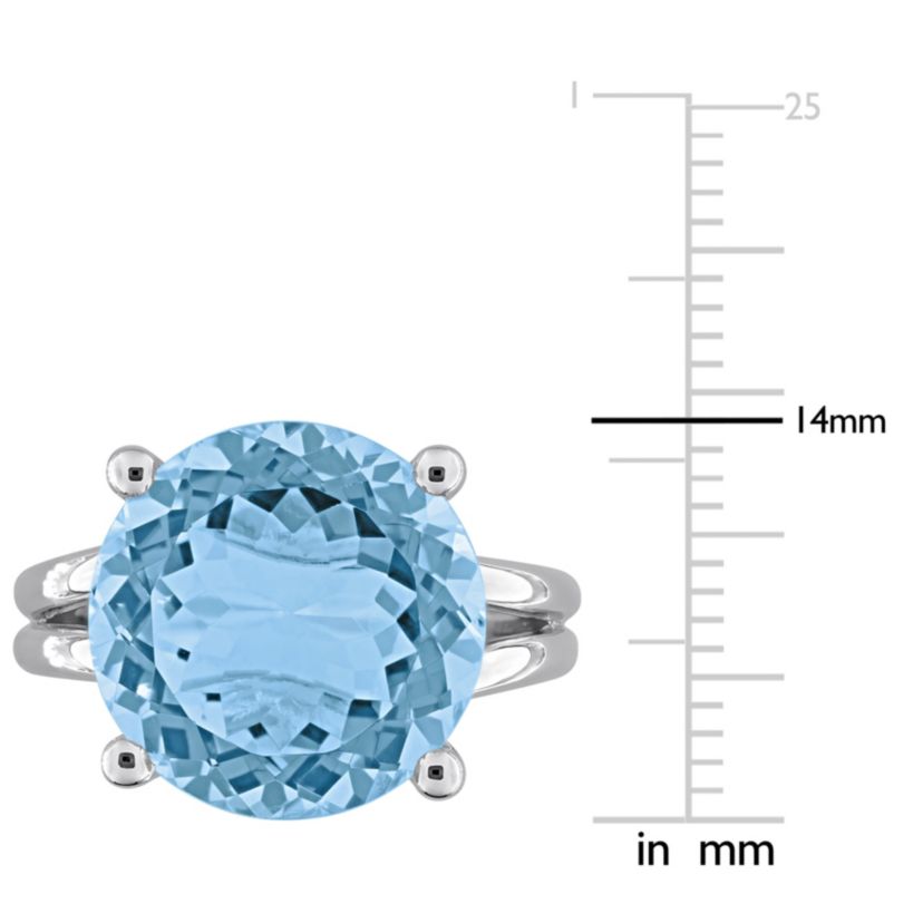 Sky Blue Topaz Ring in Sterling Silver