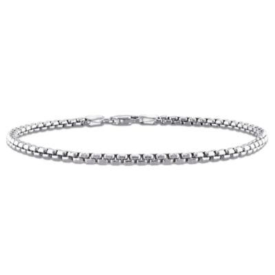 Haylee Jewels Box Link Chain Bracelet