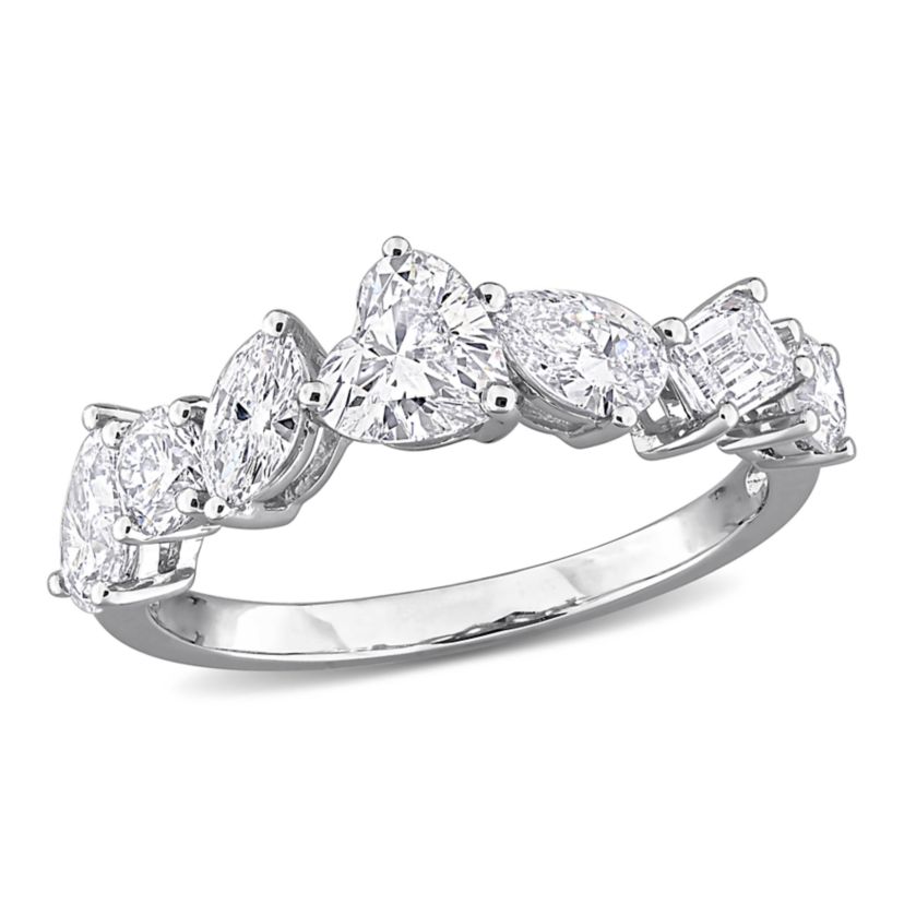 Lab Grown Diamond Ring in 14k White Gold | Belk