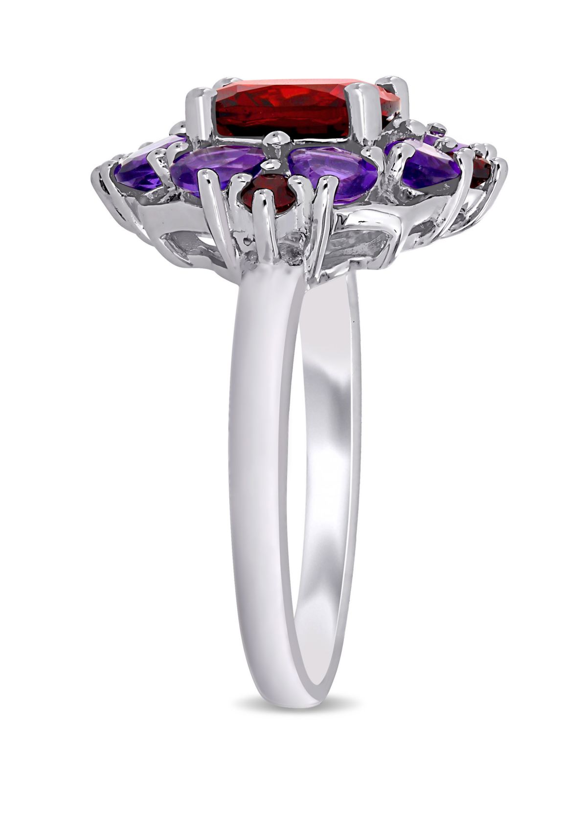 Belk & Co. 3.25 ct. t.w. Garnet and 1.125 ct. t.w. Amethyst Quatrefoil ...