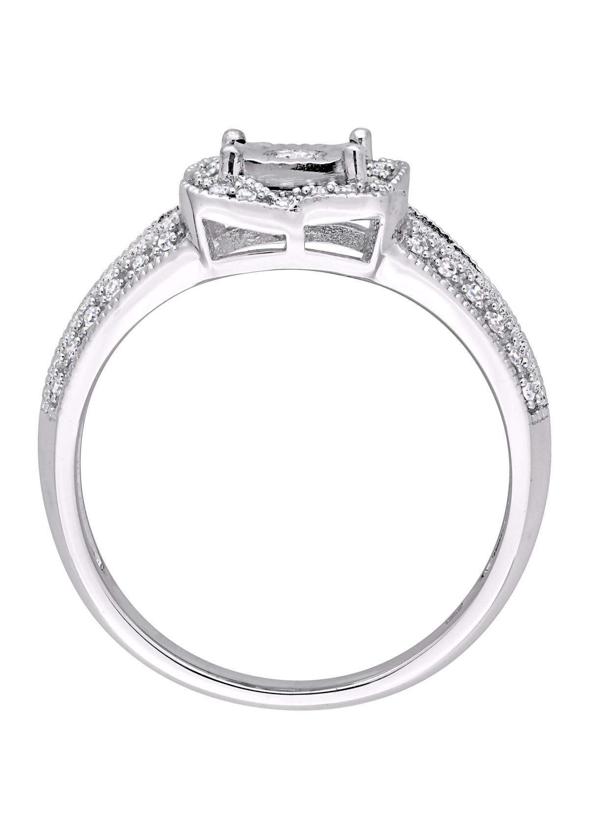 1/5 ct. t.w. Diamond Vintage Split Shank Ring