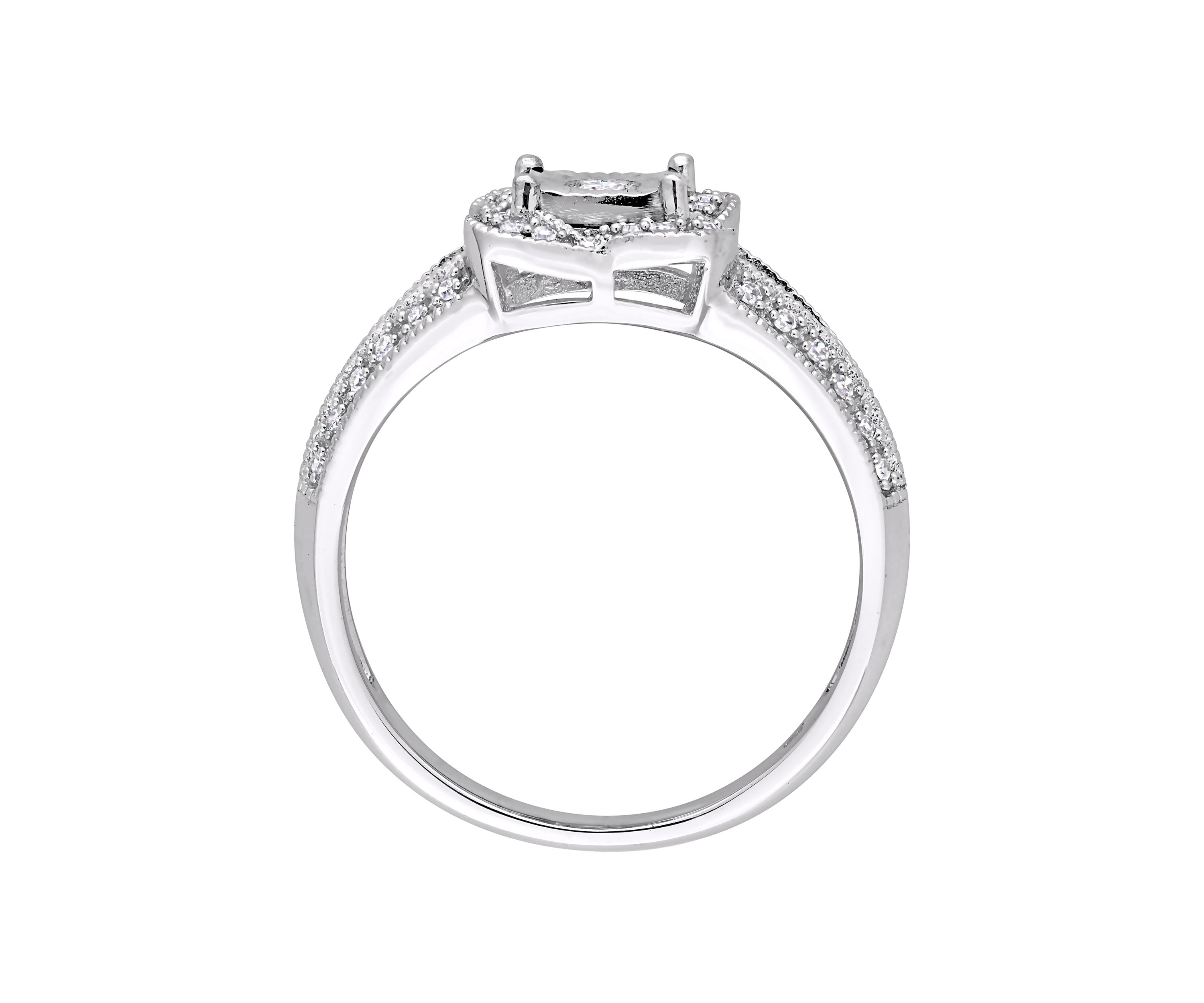 1/5 ct. t.w. Diamond Vintage Split Shank Ring