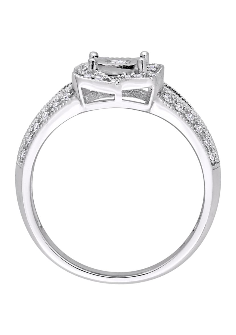 1/5 ct. t.w. Diamond Vintage Split Shank Ring