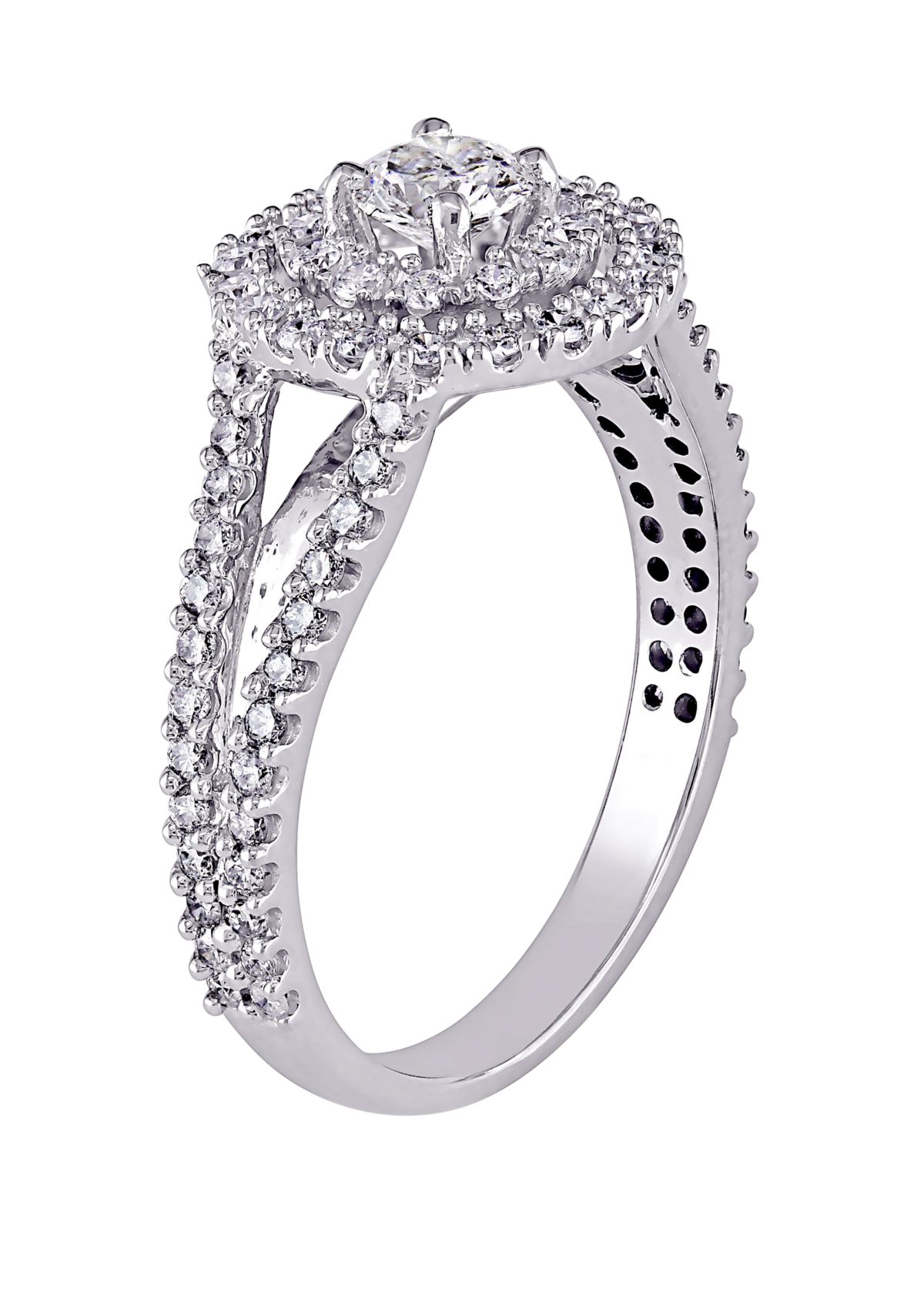 1 ct. t.w. Diamond Halo Engagement Ring
