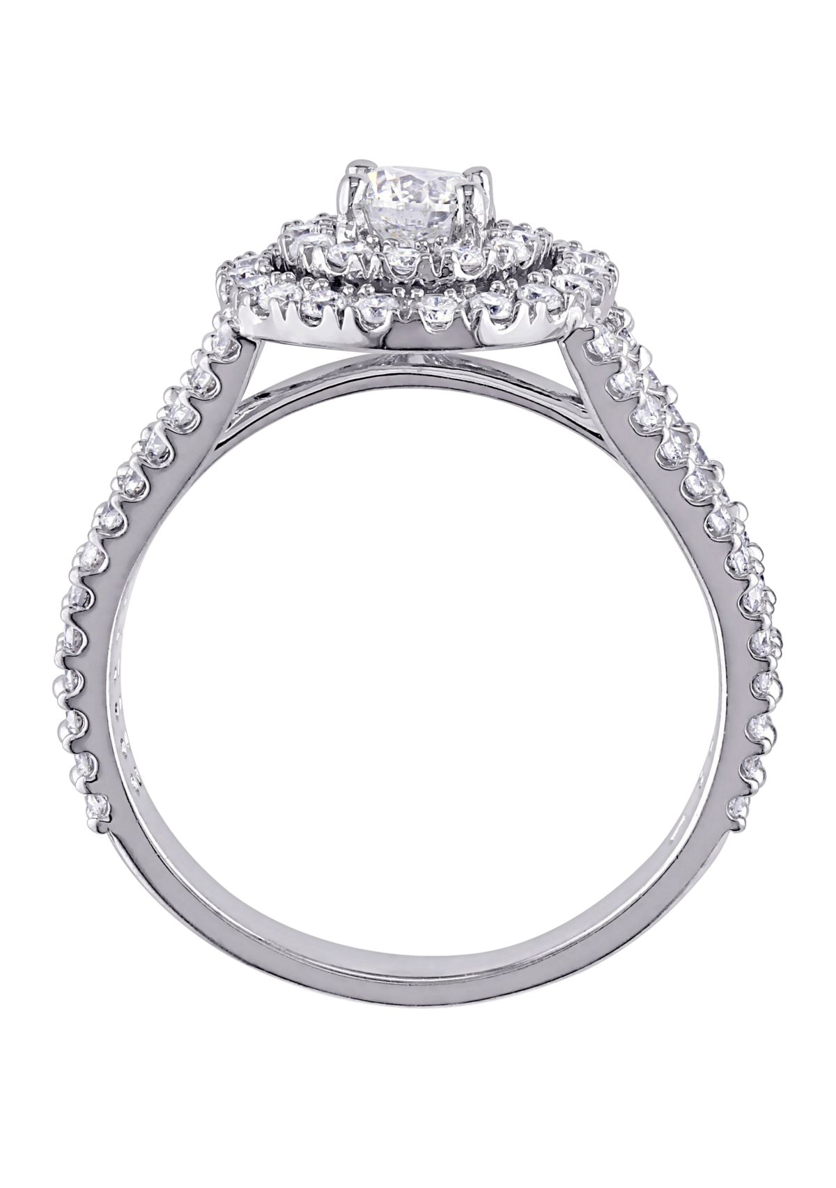 1 ct. t.w. Diamond Halo Engagement Ring