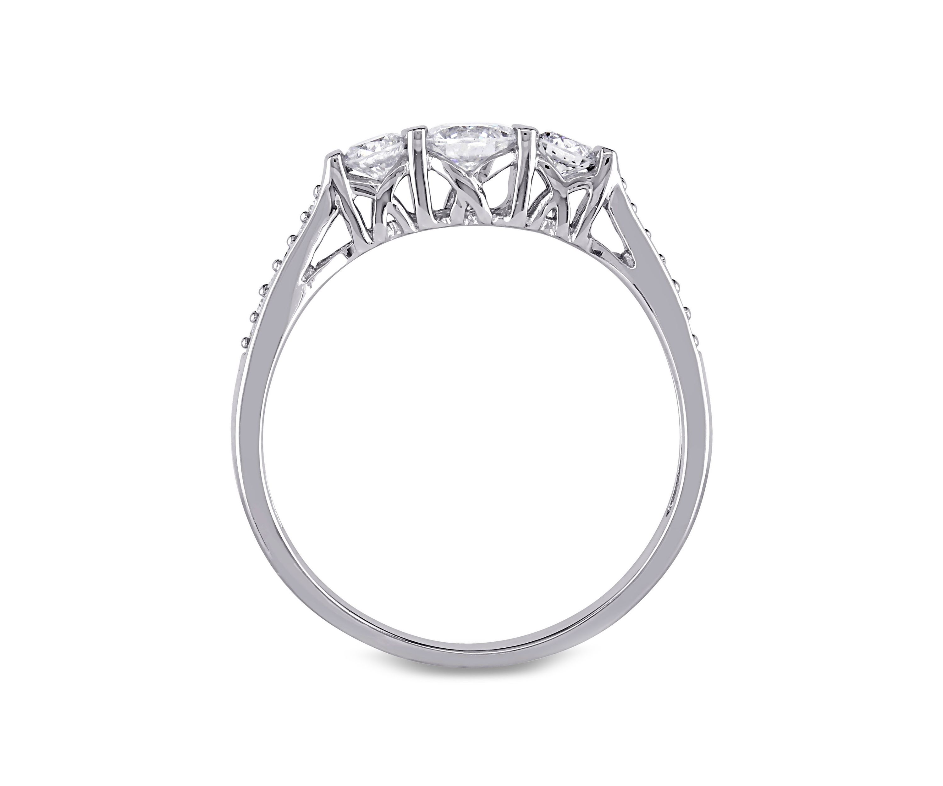 1/2 ct. t.w. Diamond 3 Stone Engagement Ring