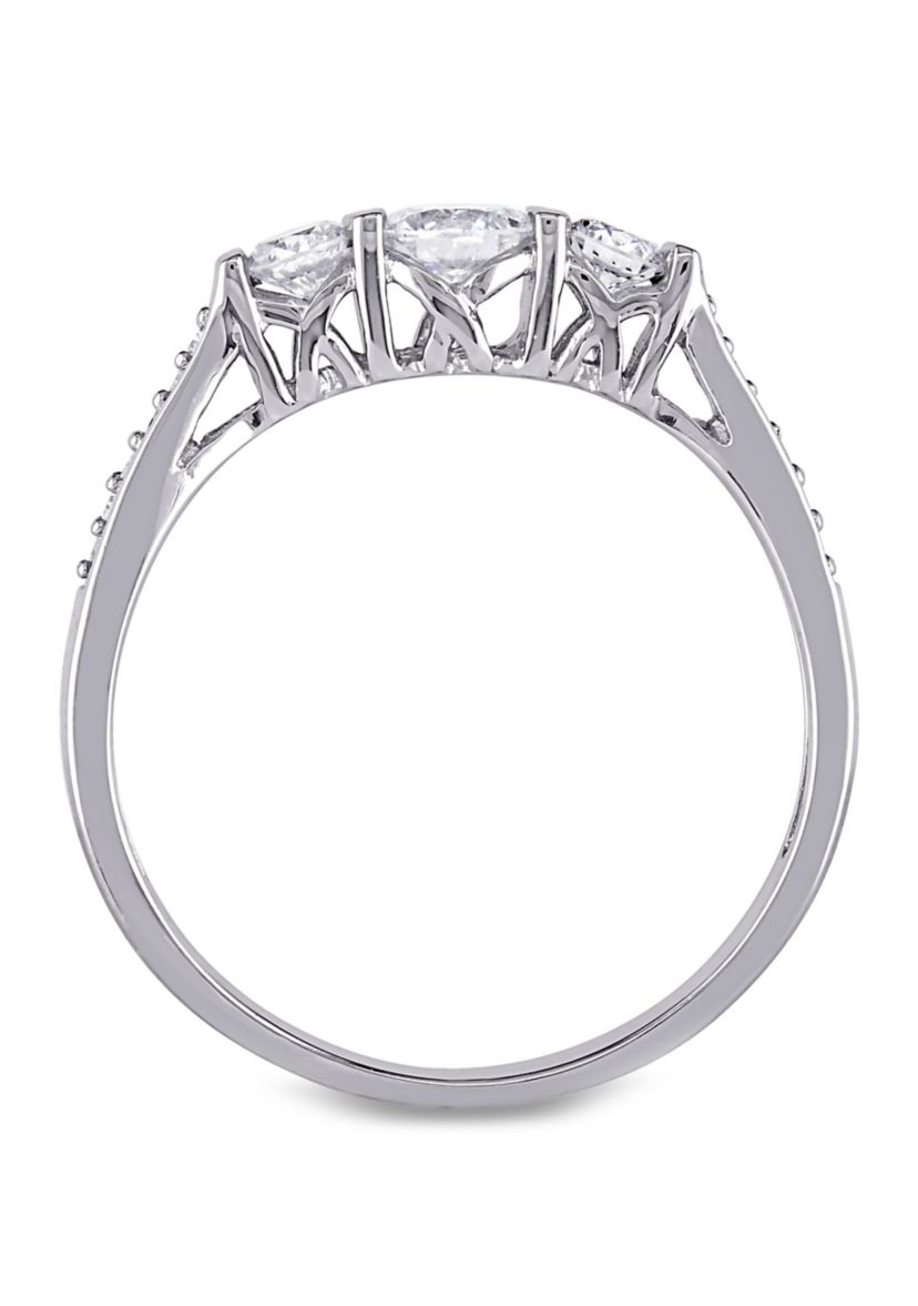 1/2 ct. t.w. Diamond 3 Stone Engagement Ring