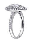  1 ct. t.w. Diamond Marquise Triple Halo Engagement Ring in 14k White Gold