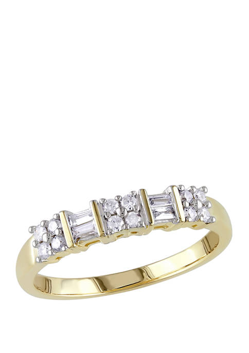 Belk & Co. 1/4 ct. t.w. Baguette and