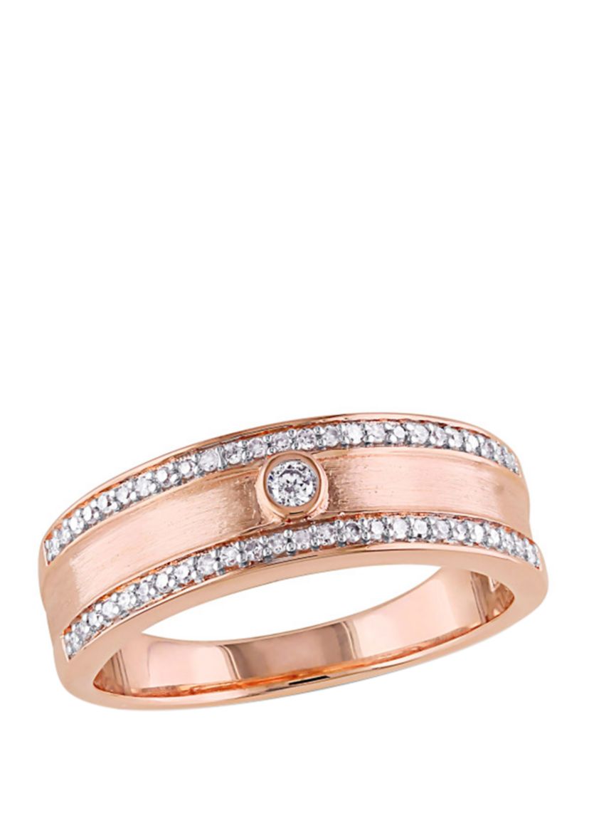 Diamond Ring in 10K Rose Gold