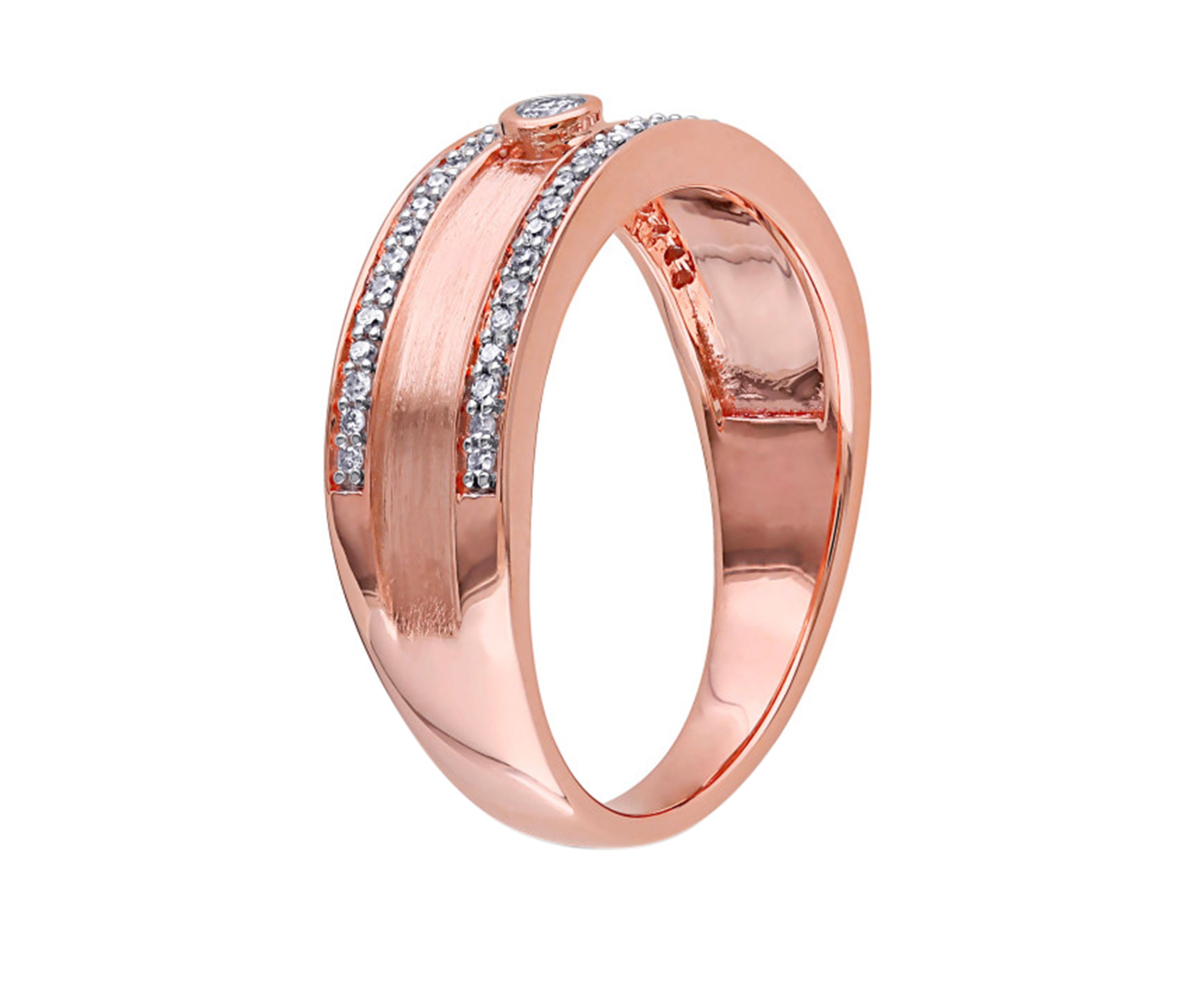 Diamond Ring in 10K Rose Gold