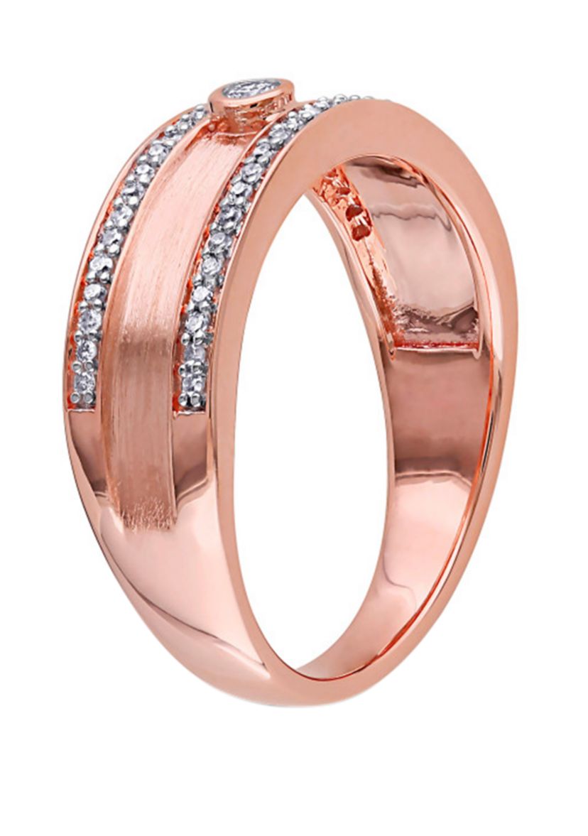 Diamond Ring in 10K Rose Gold