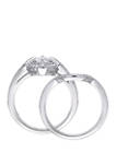 3/4 ct. t.w. Diamond Bridal Ring Set in 10K White Gold