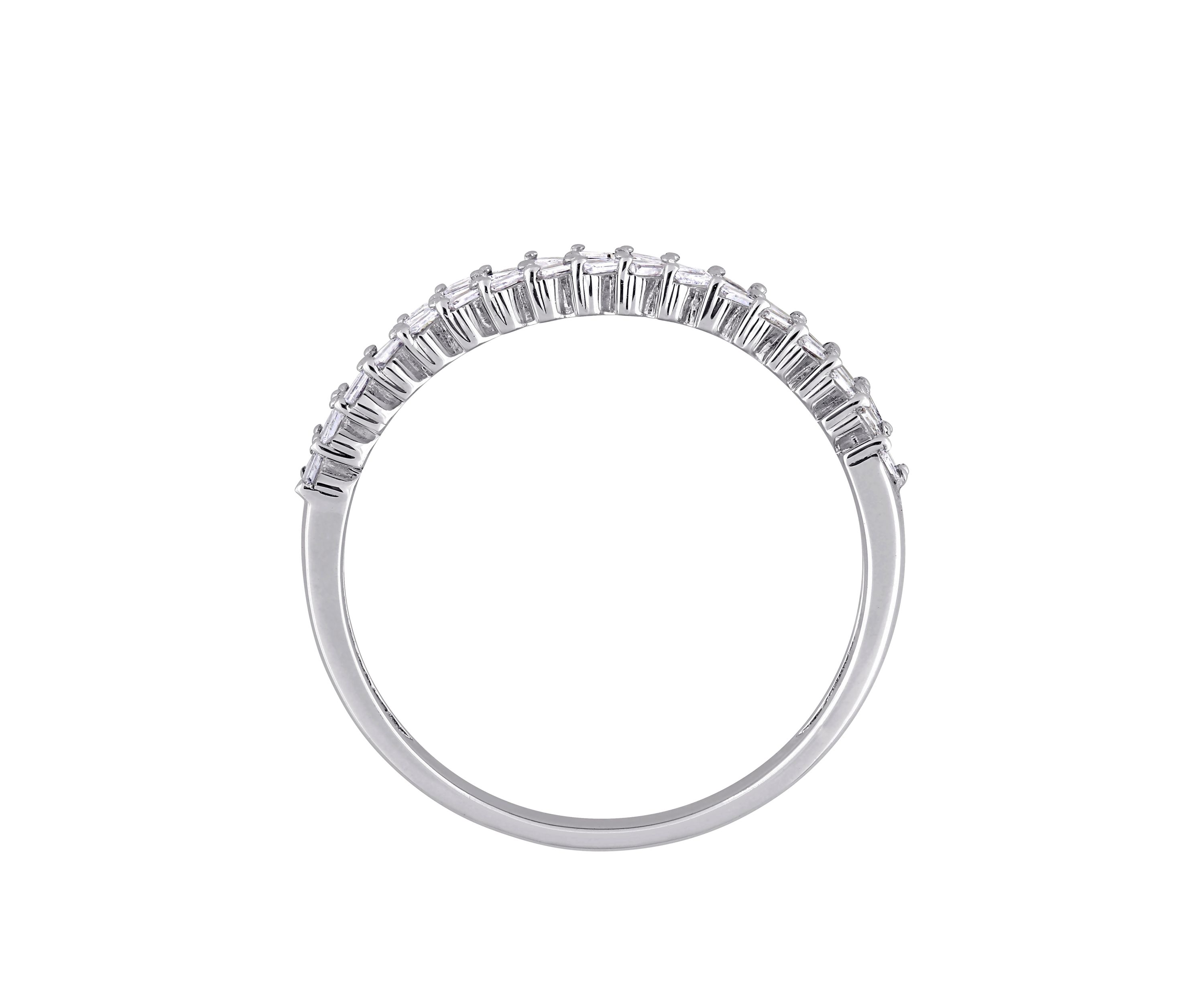 1/3 ct. t.w. Diamond Anniversary Ring in 14K White Gold