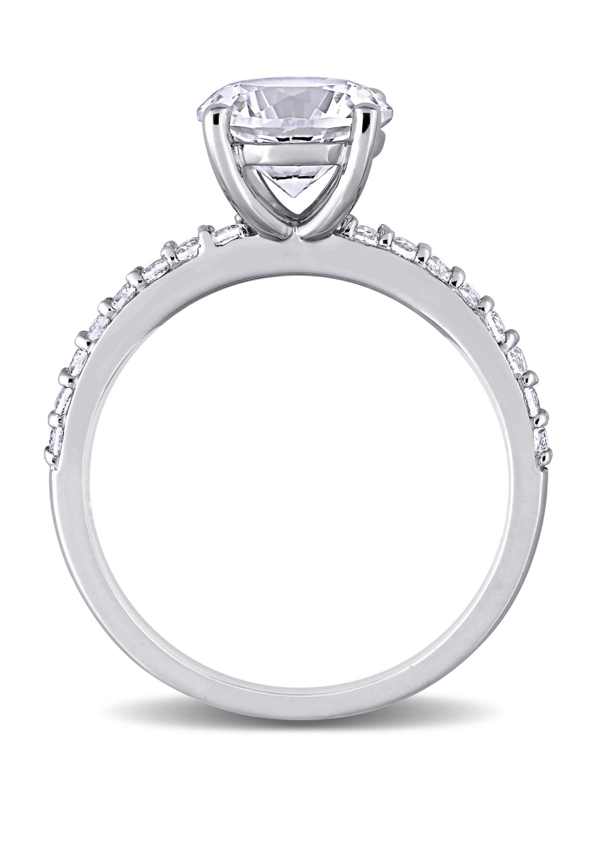 2.75 ct. t.w. Lab Created White Sapphire Solitaire Ring in 10K White Gold
