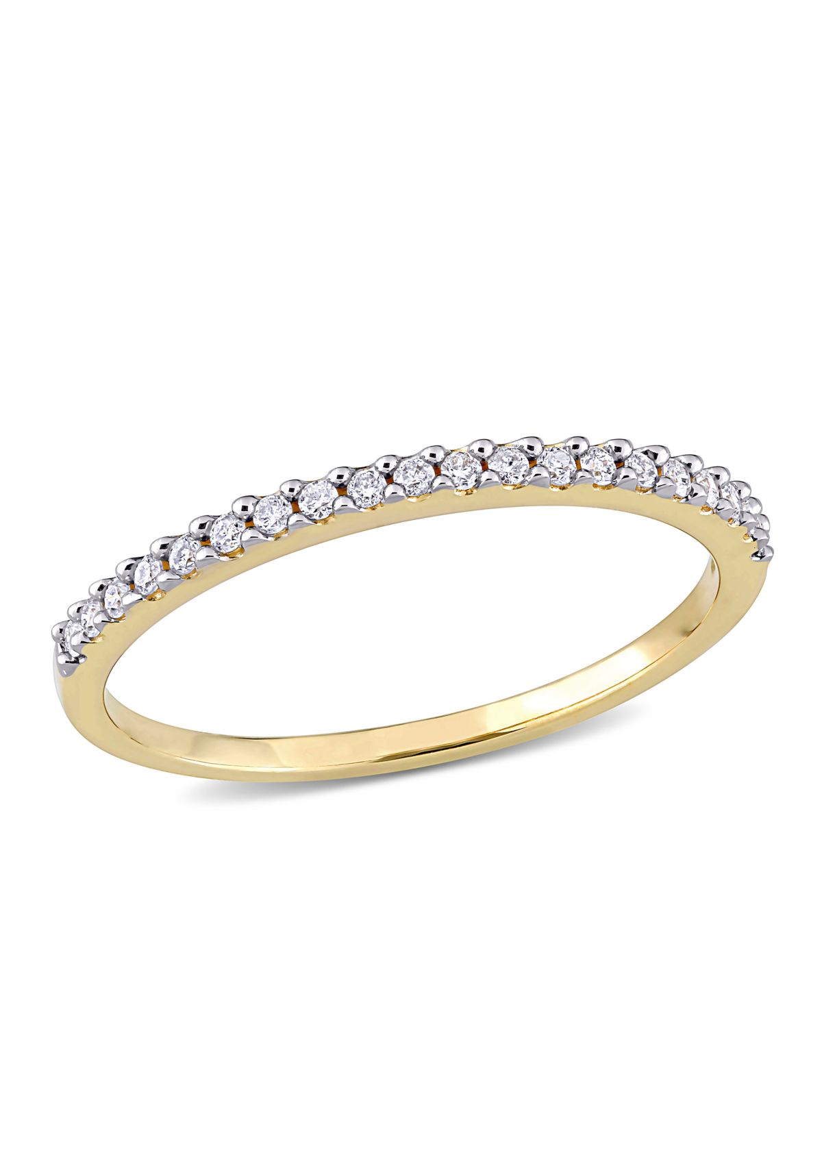 1/5 ct. t.w. Diamond Anniversary Band in 10K Yellow Gold
