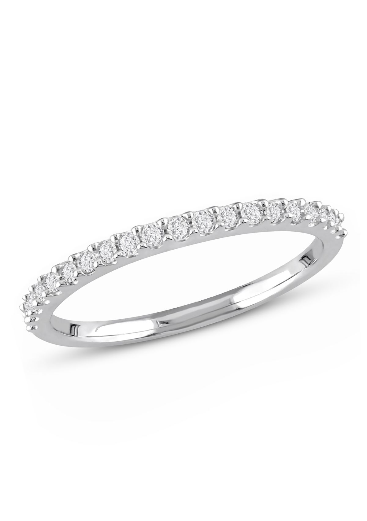 1/5 ct. t.w. Diamond Anniversary Band in 10K White Gold