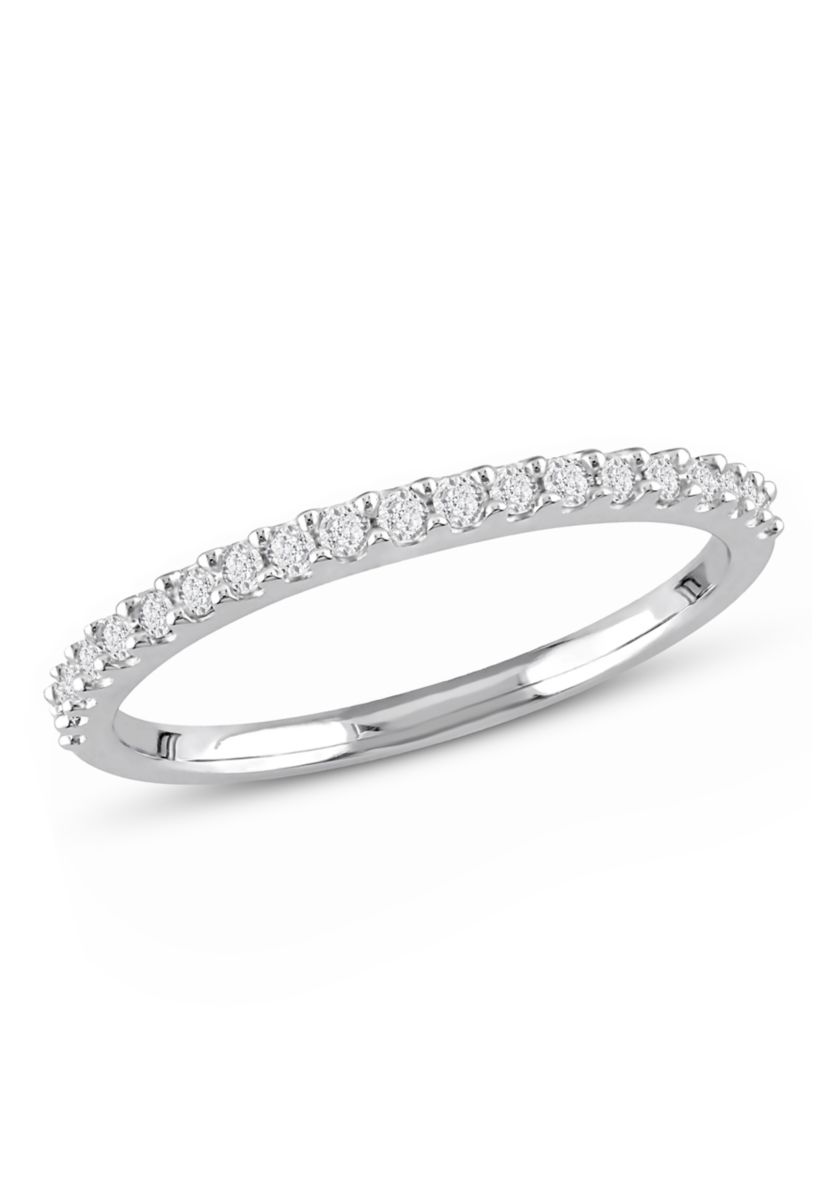 1/5 ct. t.w. Diamond Anniversary Band in 10K White Gold