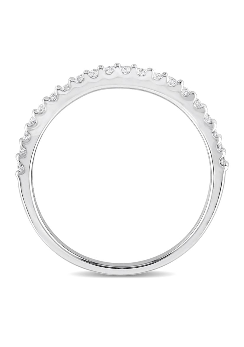 1/5 ct. t.w. Diamond Anniversary Band in 10K White Gold