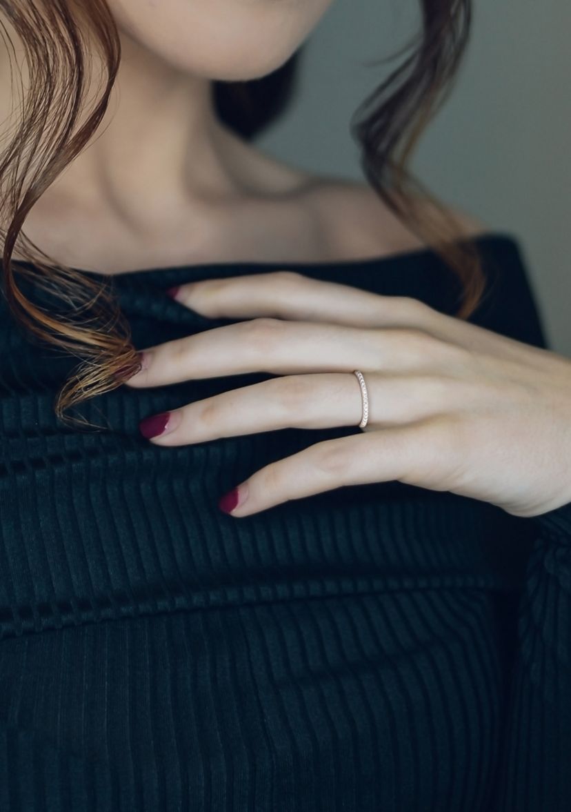 1/5 ct. t.w. Diamond Anniversary Band in 10K White Gold