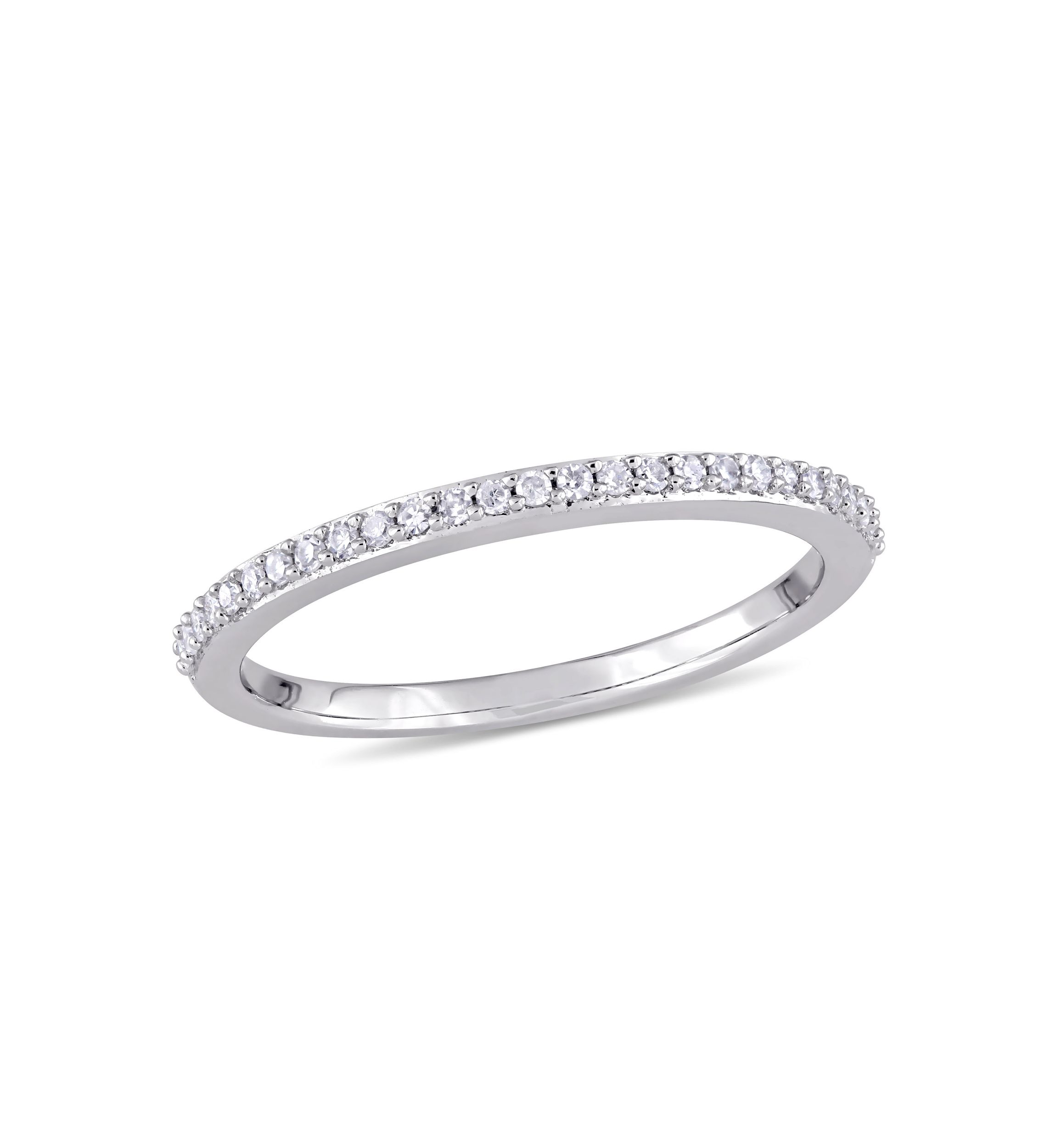 1/8 ct. t.w. Diamond Anniversary Band in 14K White Gold