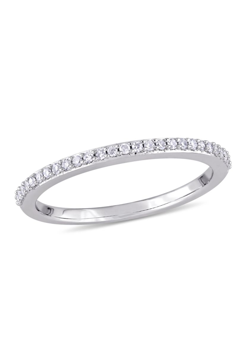 1/8 ct. t.w. Diamond Anniversary Band in 14K White Gold