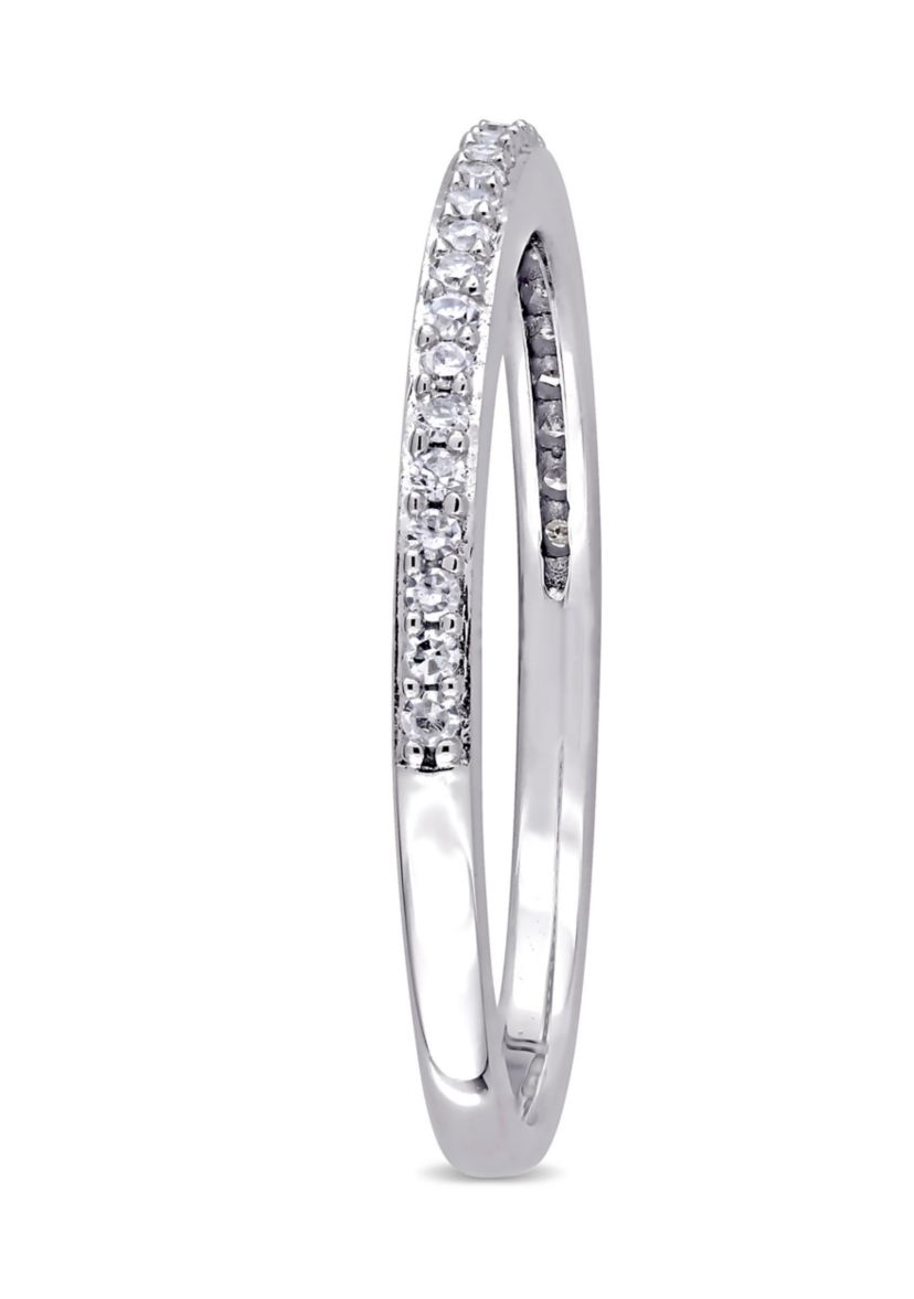 1/8 ct. t.w. Diamond Anniversary Band in 14K White Gold