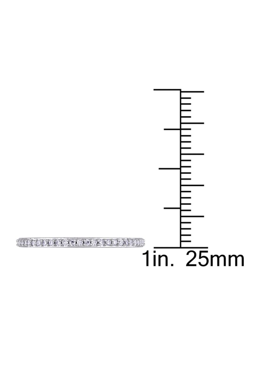 1/8 ct. t.w. Diamond Anniversary Band in 14K White Gold