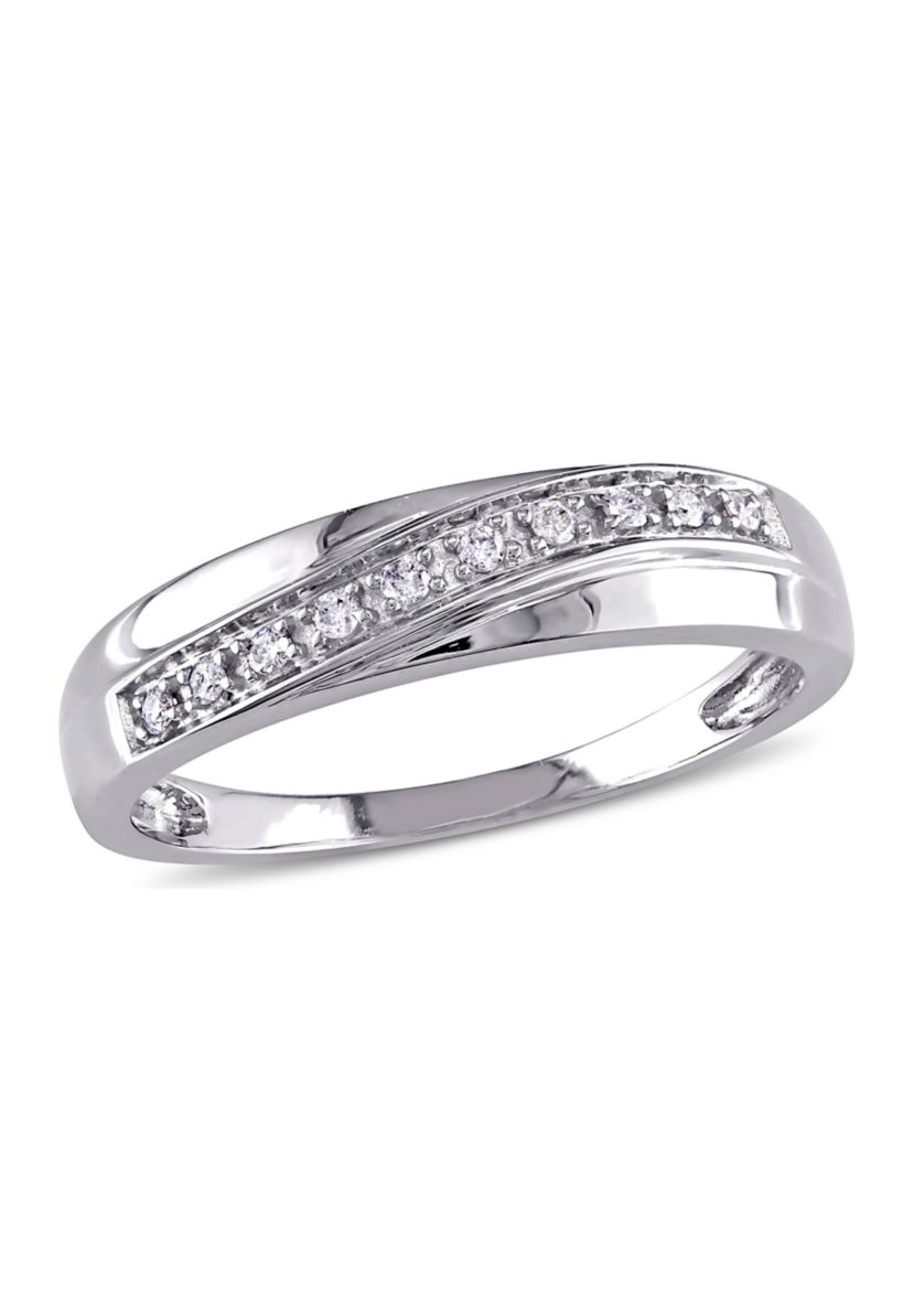 1/10 ct. t.w. Diamond Ring in 10K White Gold 