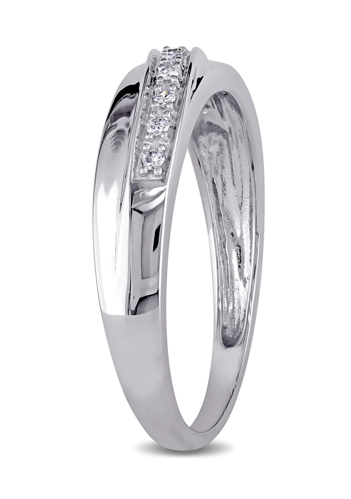 1/10 ct. t.w. Diamond Ring in 10K White Gold 