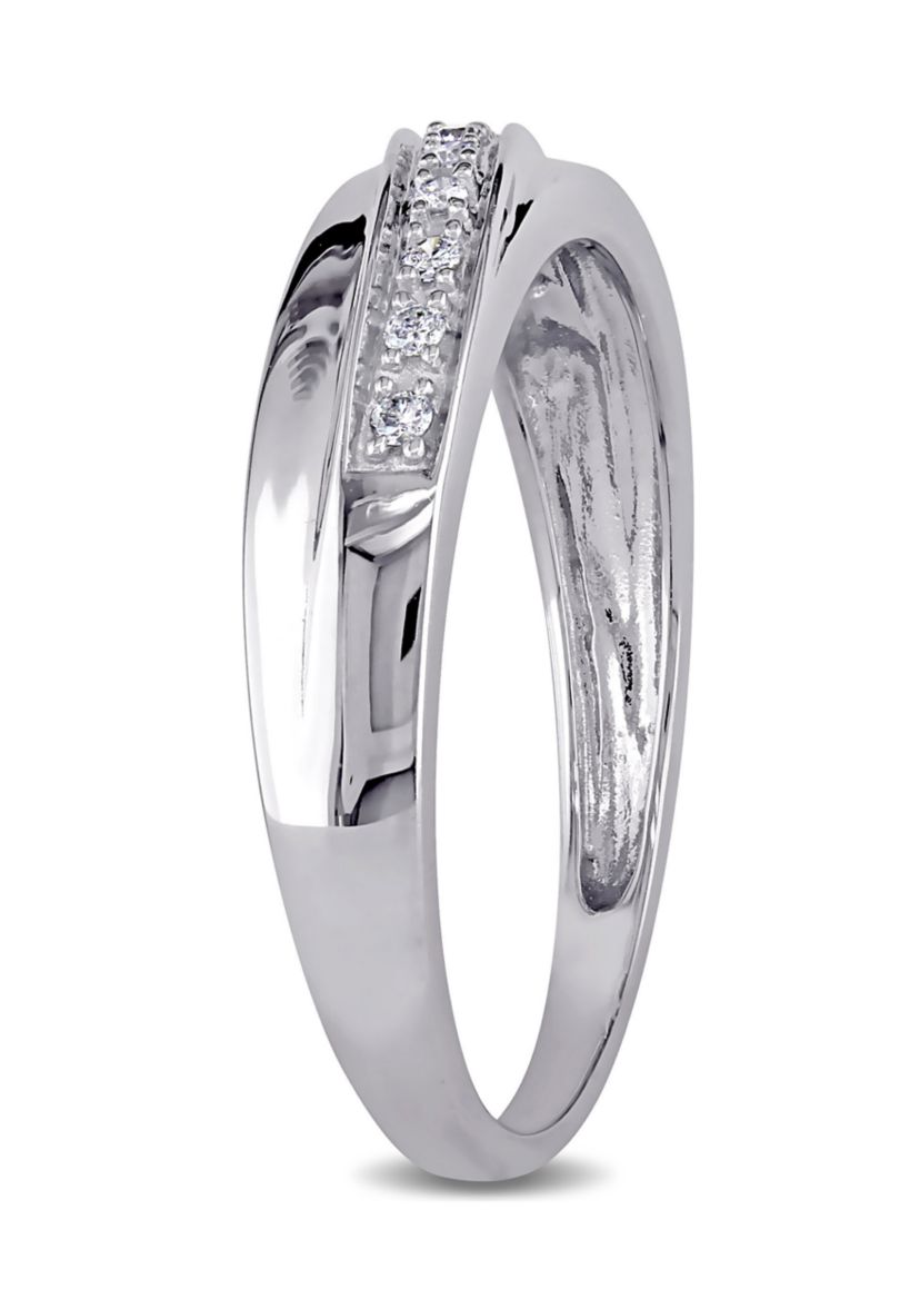 1/10 ct. t.w. Diamond Ring in 10K White Gold 