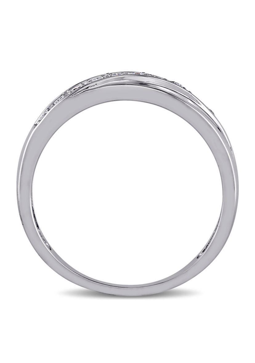 1/10 ct. t.w. Diamond Ring in 10K White Gold 