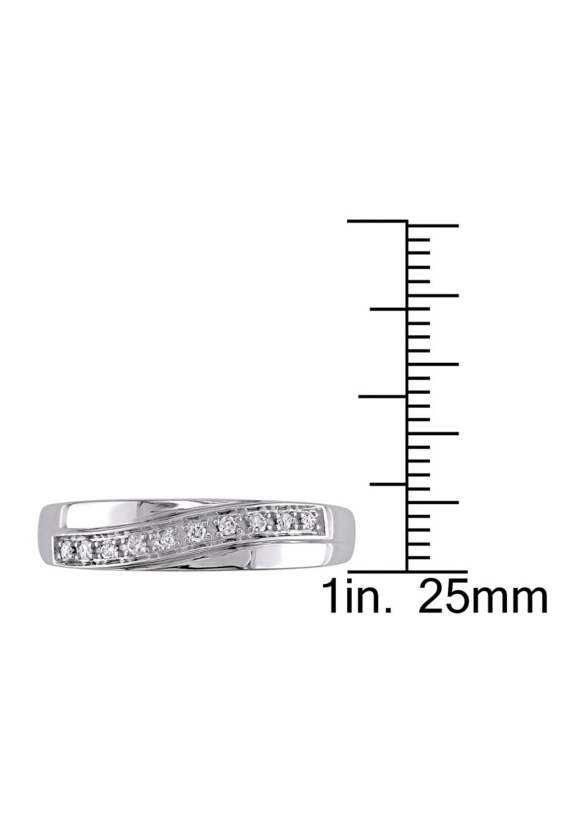 1/10 ct. t.w. Diamond Ring in 10K White Gold 