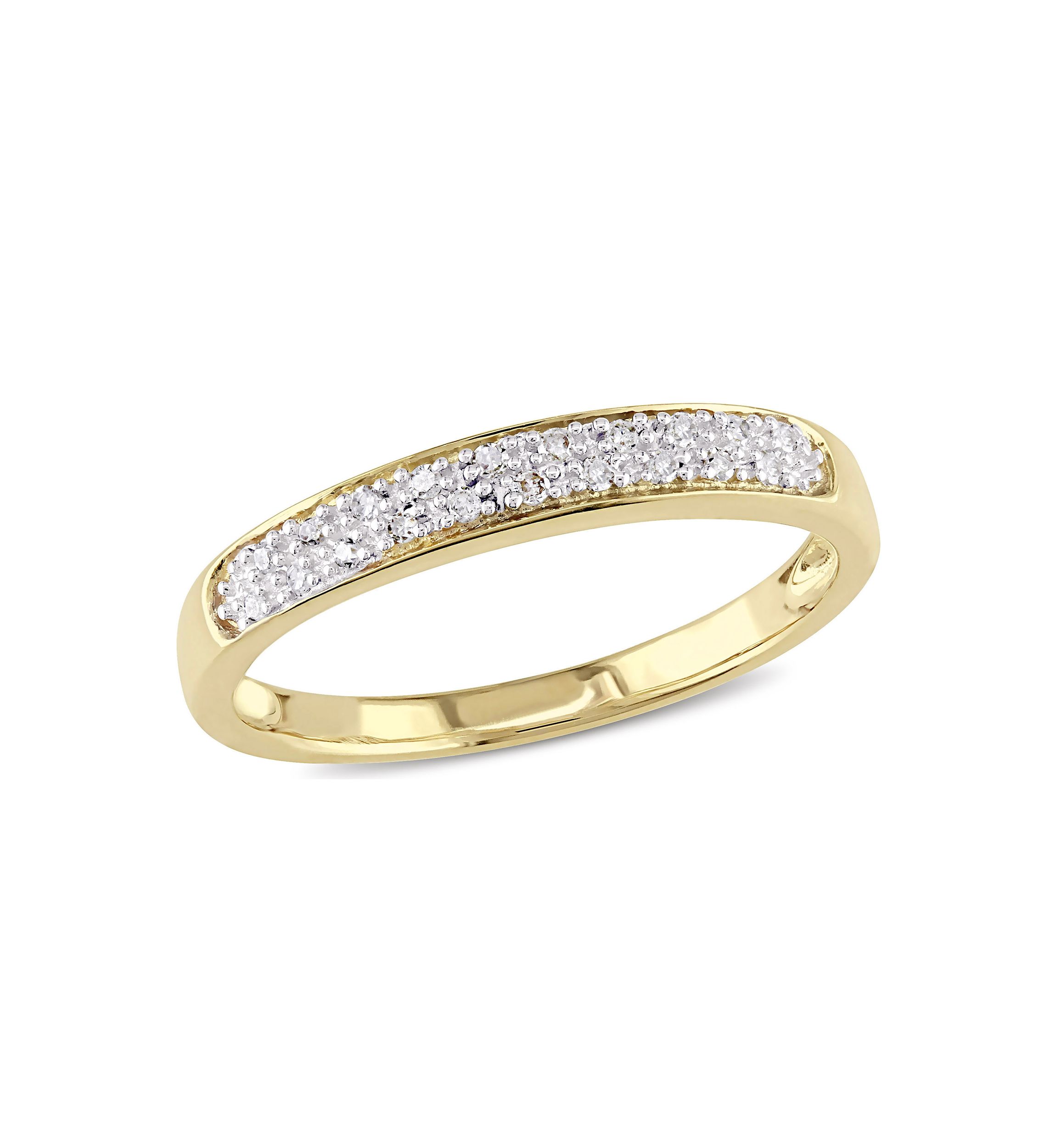 1/10 ct. t.w. Diamond Anniversary Band in 10K Yellow Gold